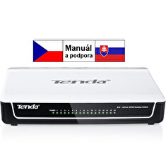 Tenda S16 - 16-port Fast Ethernet Switch, 10/100 Mb/s, Desktop