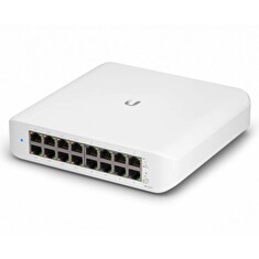 UBNT UniFi Switch Lite 16 PoE - 16x Gbit RJ45, 8x PoE 802.3at, 45W