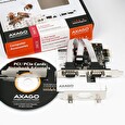Axago - PCEA-S2 PCI-Express adapter 2x seriový port + LP